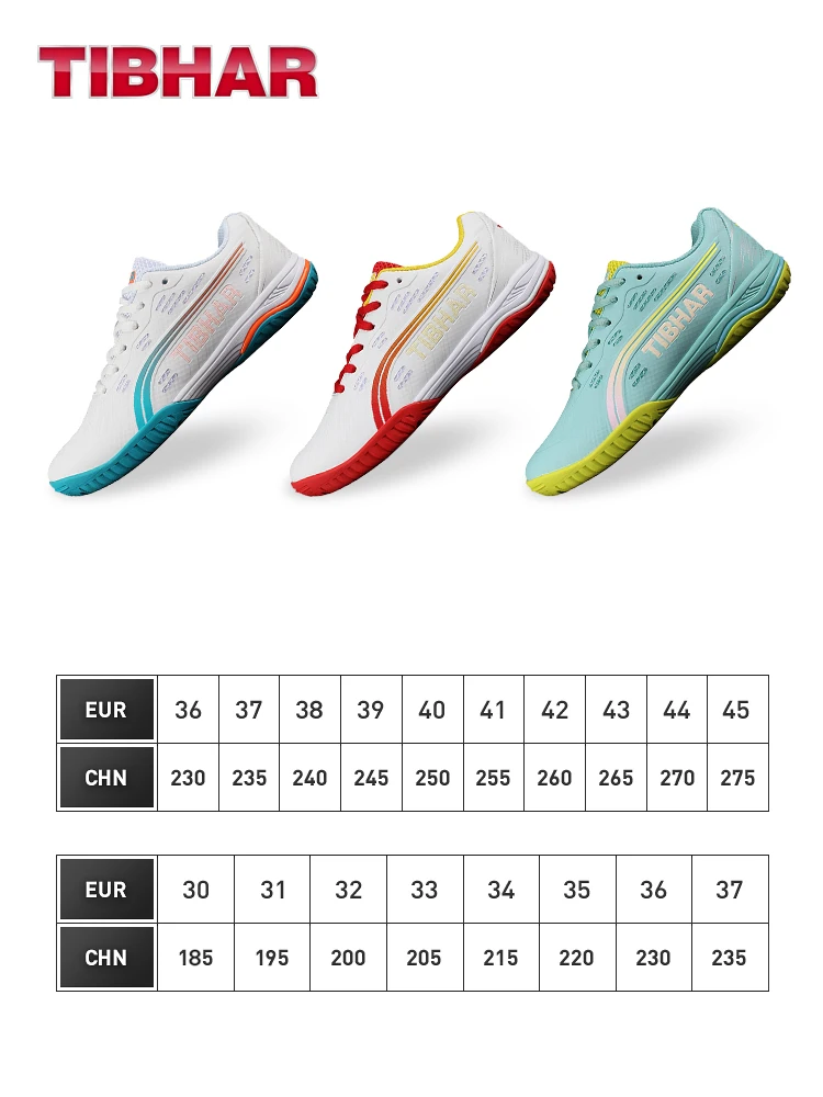 Sports Shoes Tibhar Table Tennis Shoes Classics Style Men Women Sport Sneakers