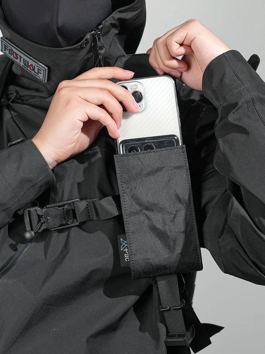 FIRST WOLF Tactical Phone Pouch Magnetic Fidlock Molle X-pac FGM