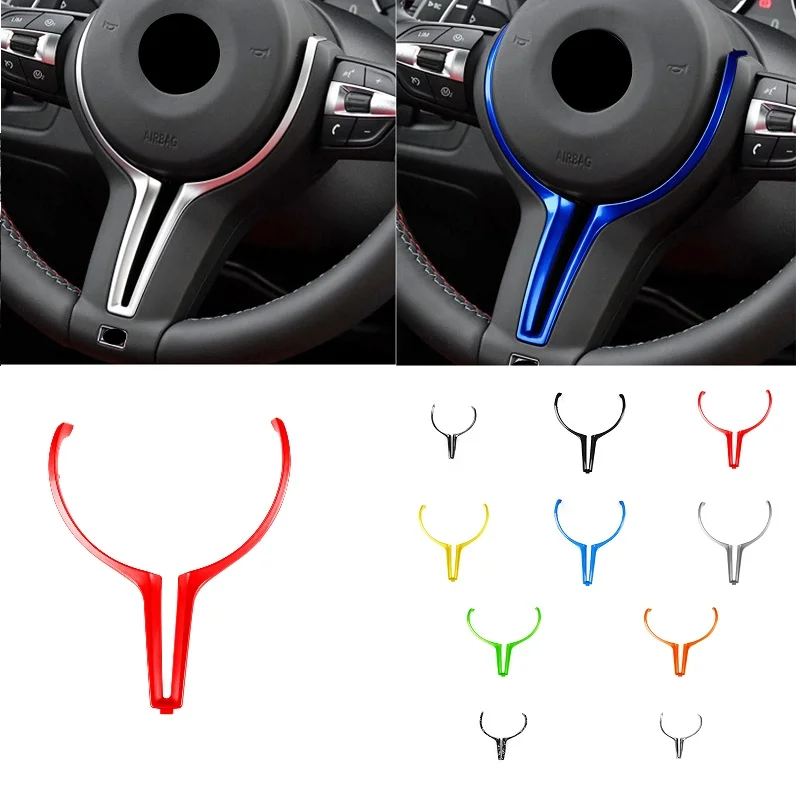 

Car Steering Wheel Trim Auto Inner Cover Carbon Fiber For BMW M Series M2 M3 M4 M5 F80 F82 F87 T-shaped Decoration Parts