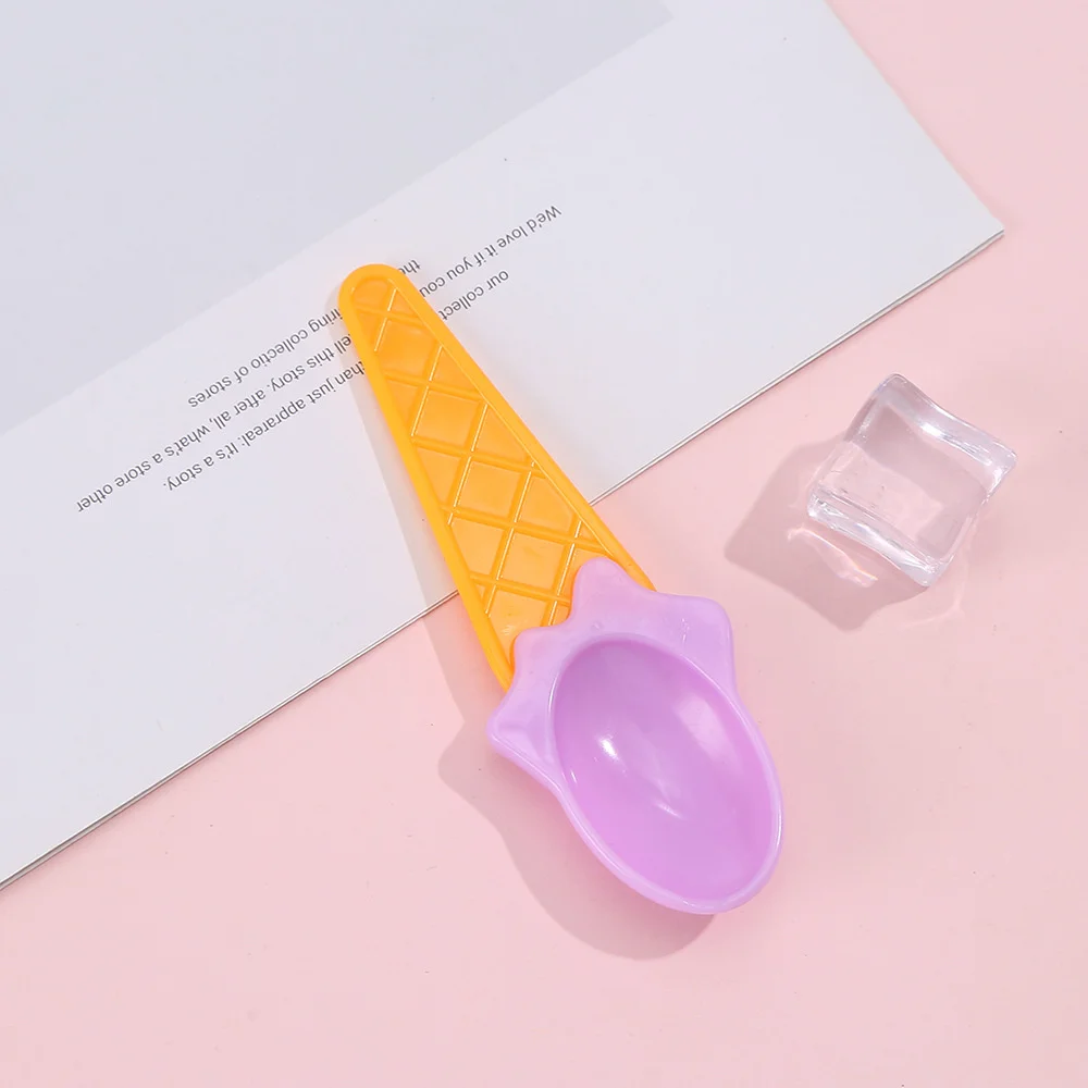 Tableware Ice Cream Accessories Ice Cream Party Cute Tasting Scoop Reusable Kids Cake Plastic Scoop Dessert 1/2/3PCS