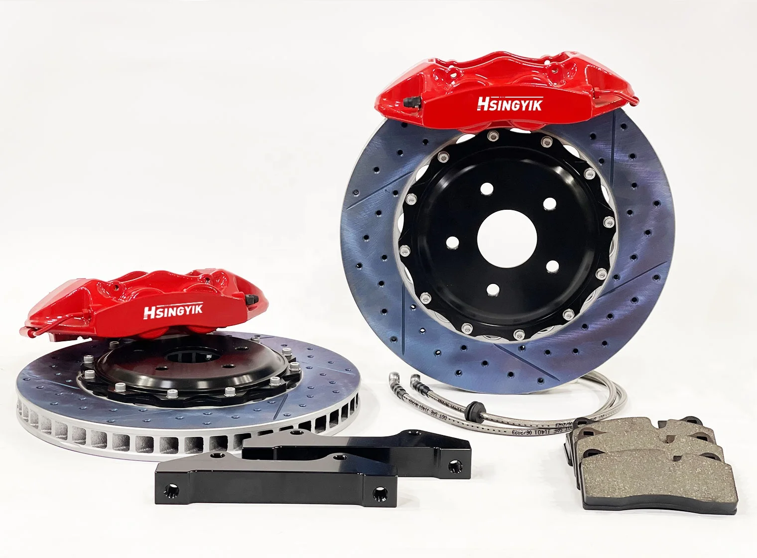 4 6 Piston Big Calipers Floating Brakes Discs Kits For Ford Mustang Pontiac G8 Gt Chevrolet Nissan 370Z Porsche 718 Cayman