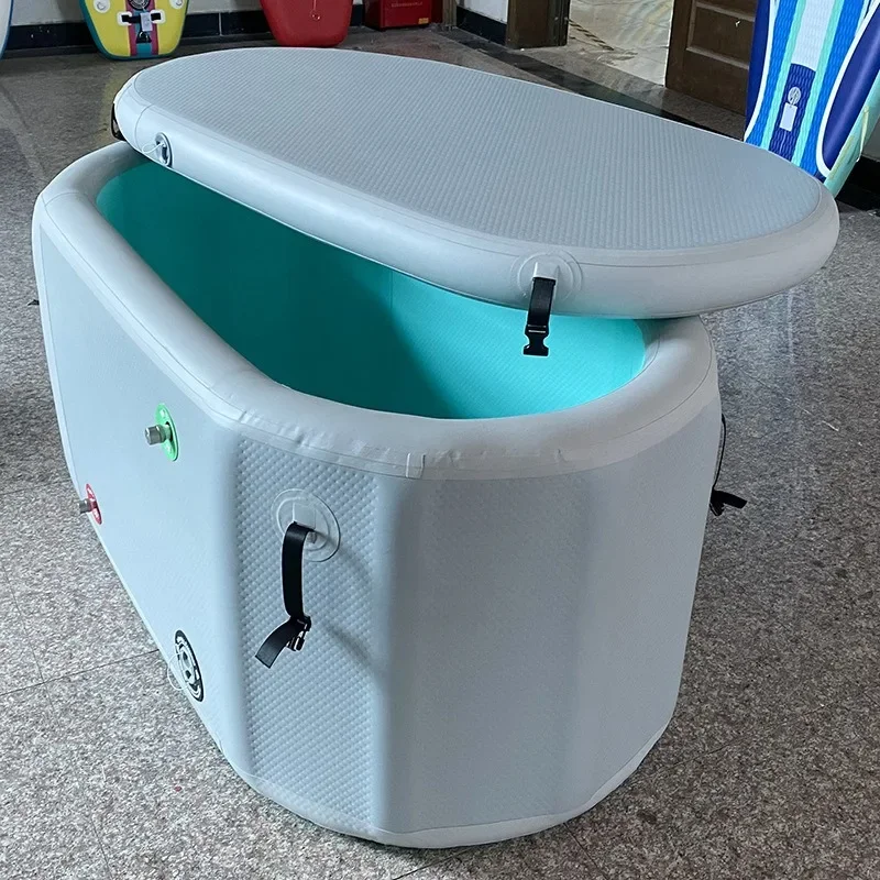 Outdoor Inflatable Ice Bucket Pool Athlete Ice Bath Tub Cold Therapy Container