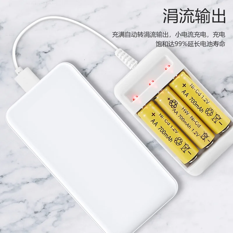

3 Solts Battery Charger Adapter USB Plug Battery Charger for Universal AA/AAA Rechargeable Batteries Power Accessories