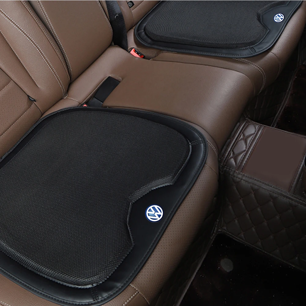 폭스바겐 VW R 폴로 파사트 R라인 골프 4 5 티구안 제타 GTI 보라 ID.3용 통기성 자동차 시트 패드 앞좌석 보호 쿠션