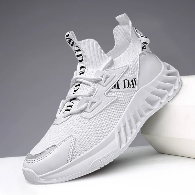 

Мужская спортивная обувь, удобная амортизирующая сетчатая дышащая повседневная обувь, мужская Вулканизированная обувь