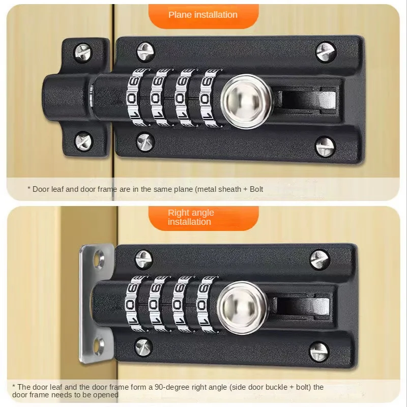 1 Pc Zinc Alloy Password Lock Drawer Latch Door Mortise Anti-theft Padlock Handle Furniture Deadbolt Cabinet Wardrobe Lock