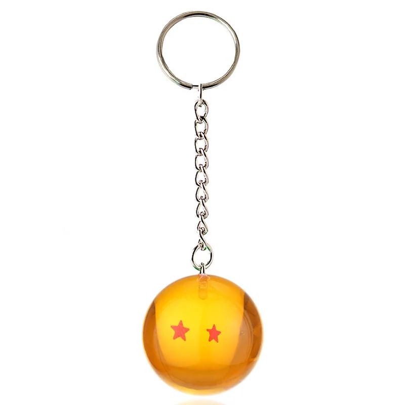 Japanese Anime Dragon Series 1-7 Stars Balls Z Stars Keychain Figures Car Keyring party Gifts Cosplay Props Jewelry Key Chain anime keychain