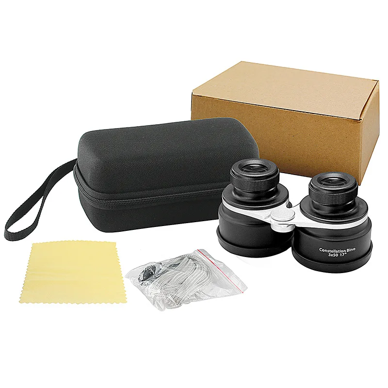 New Binocular Telescope 3x50 2X40 Stargazing Glass HD Portable Telescope Full Optical Lens Outdoor Viewing and Hunting 6