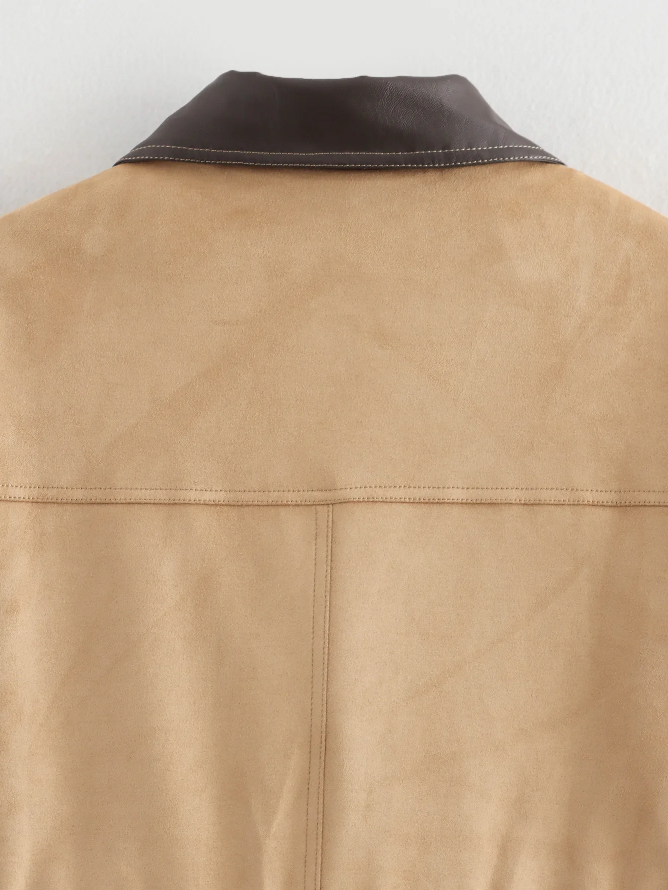 Khaki Jackets Women's Coat inszarts 2024 Pockets Long Sleeve Outwear Casual Loose Outerwear Elegant Fashion Woman Overcoat Tops