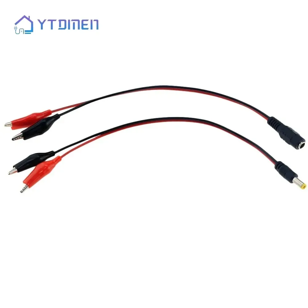 Alligator Clips Adapter 25CM DC Power Plug