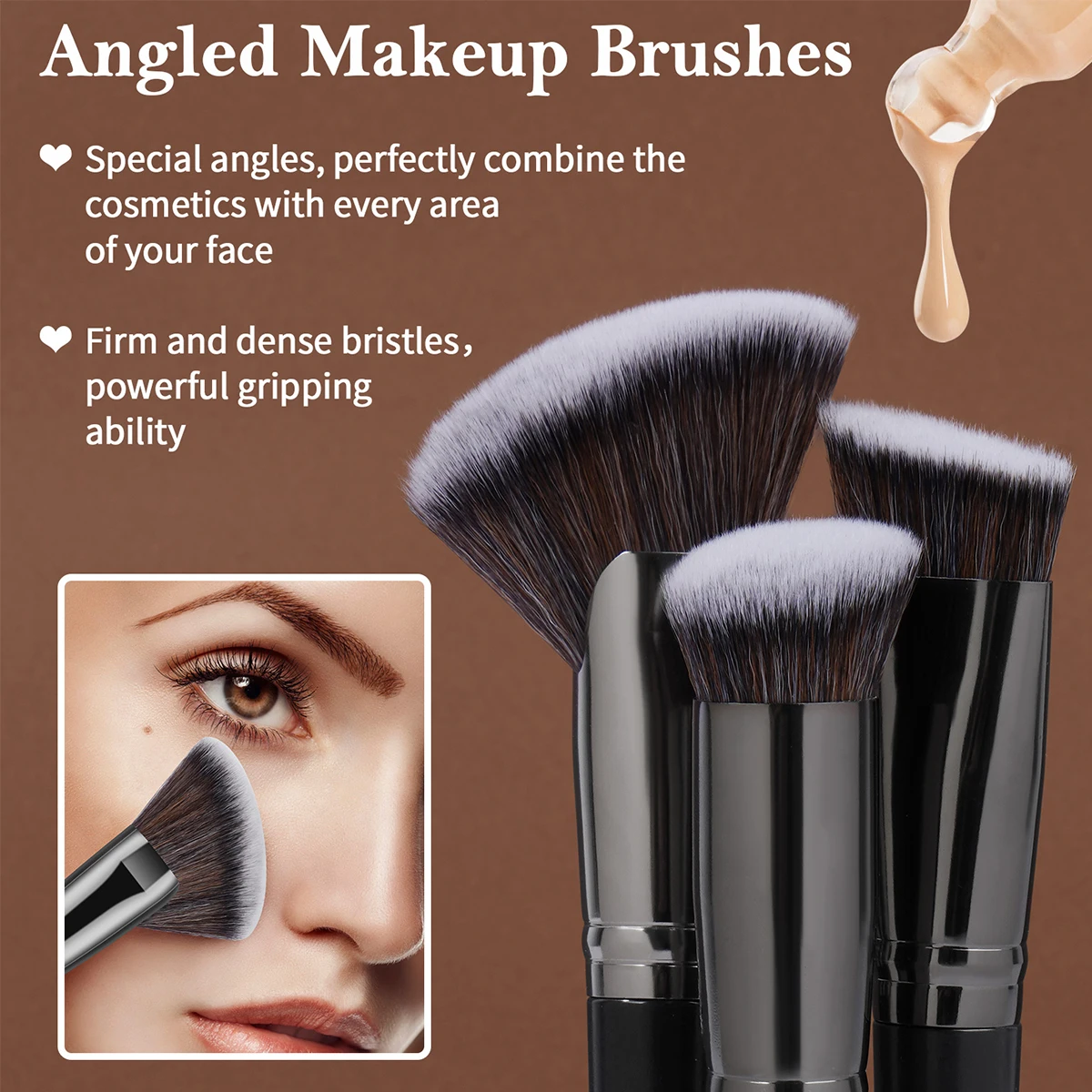 Maange 25Pcs Premium Brush Set Sb8820C3B7E2D4B838B4160092F2094Bas