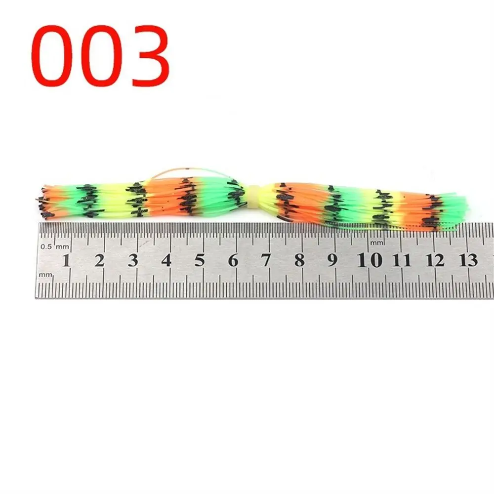 50 Strands Baitfish Silicone Skirts DIY Rainbow Color Jig Squid Skirt Barred Color Glitter Buzzbaits Spinner Fishing Lure