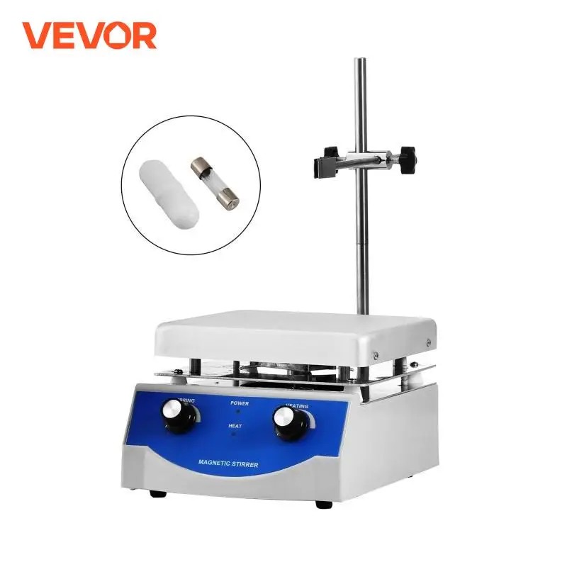 Magnetic Stirrer Electric Stirrer Vortex Mixer 1000ML 3000ML Electric Magnetic Stirrer Hot Plate Vortex Mixer Shaker With Stir Bar Medical Bioloicgal Chemical Laboratory
