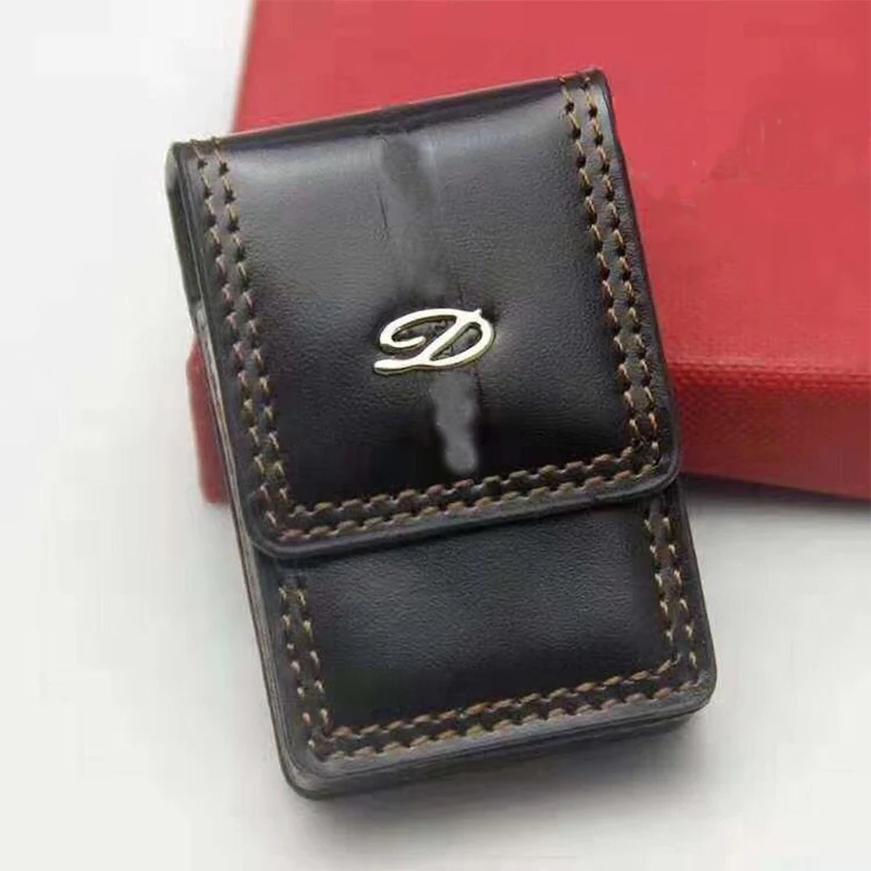Free shipping 100 New lighter leather case for luxury lighterleather