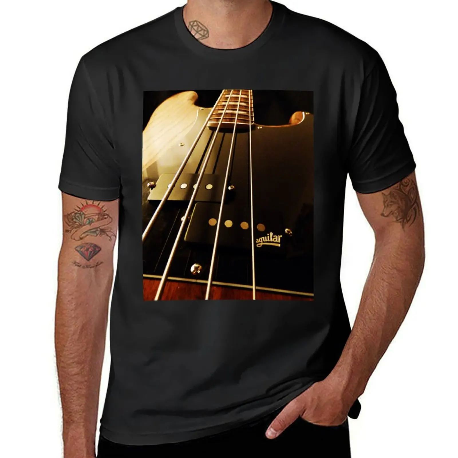 Bass Guitar Pickups T-Shirt customs customizeds mens funny t shirts