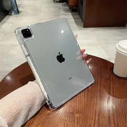 Clear Acrylic Hard Case for iPad - Durable Transparent Tablet Cover