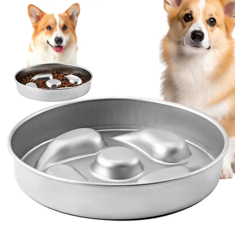

Медленная кормушка для собак, устройство для медленной кормления собак, прочная двухсторонняя миска для кормления домашних животных, удобная медленная кормушка для собак