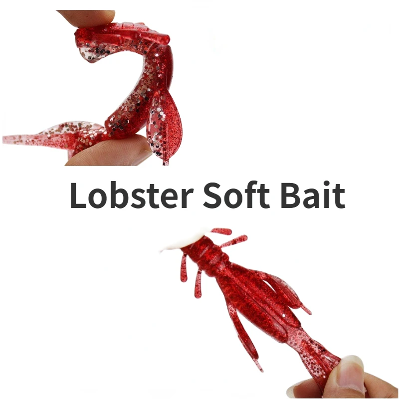 10 Esca Morbida Gambero Per Pesca – Artificiale In PVC A Forma Di Crawdad Per Spigola E Persico - 4