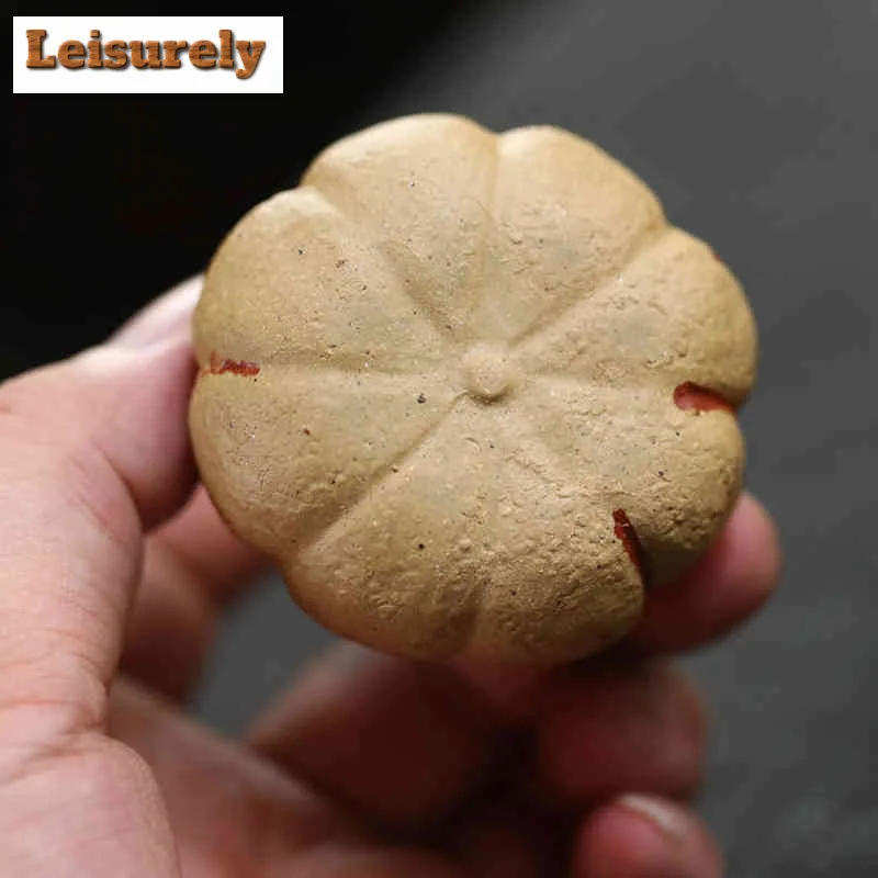 Yixing Purple Clay Water-spraying Frog Pumpkin Tea Pet Ancient Tea Sculpture Tea Figurine Play Toys Tea Statue Ornaments Craft