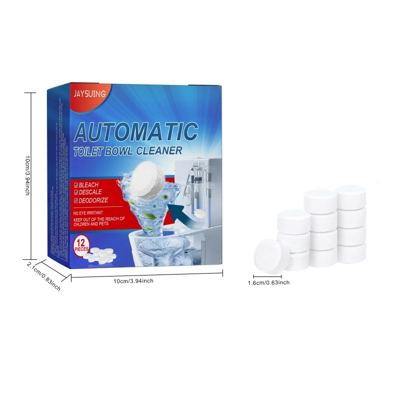 Toilet Cleaner Tablets Effervescent Deep Cleaning Deodorant