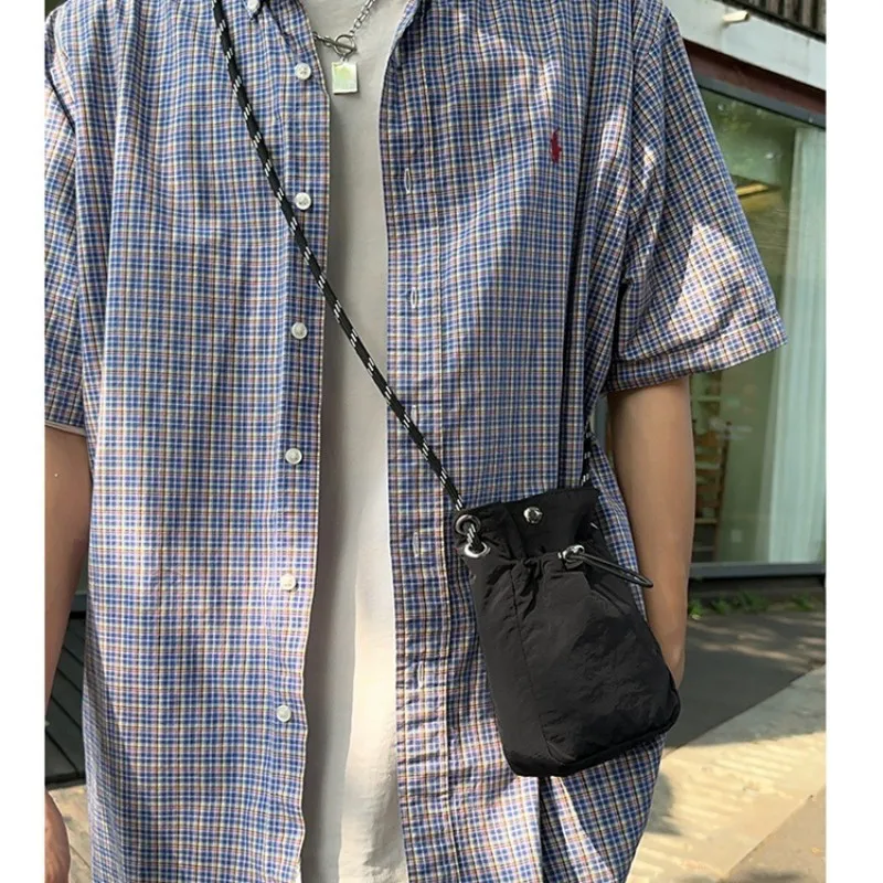 ★PRO-SPECS★Mini Bucket Bag BC-Z121 韓国発 Korean Fashion Mini Nylon Shoulder Bag For Men Women Chic