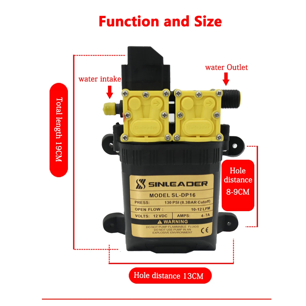 12v 9l pelo minuto 125psi c c 12v 03