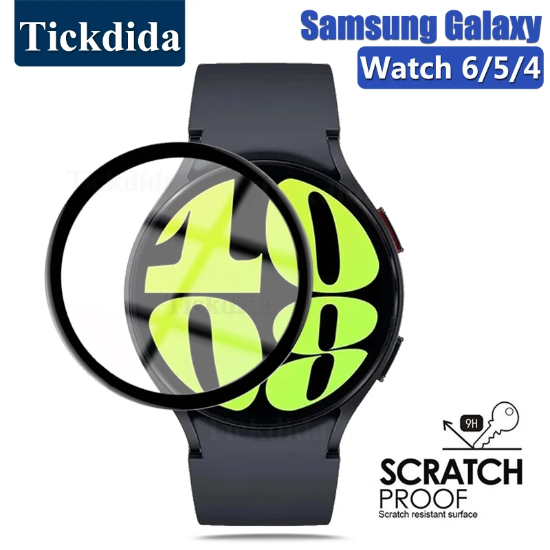 

3D Protector Film for Samsung Galaxy Watch 6 Classic Full Screen Soft Film for Galaxy Watch 5 Pro 4 Classic Not Tempered Glass