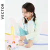 VECTOR Children's Swimsuit Sunscreen Swimsuit Bikini Breathable Split Suit Summer Beach Long-sleeved Swimsuit Can Be Split 2023 5