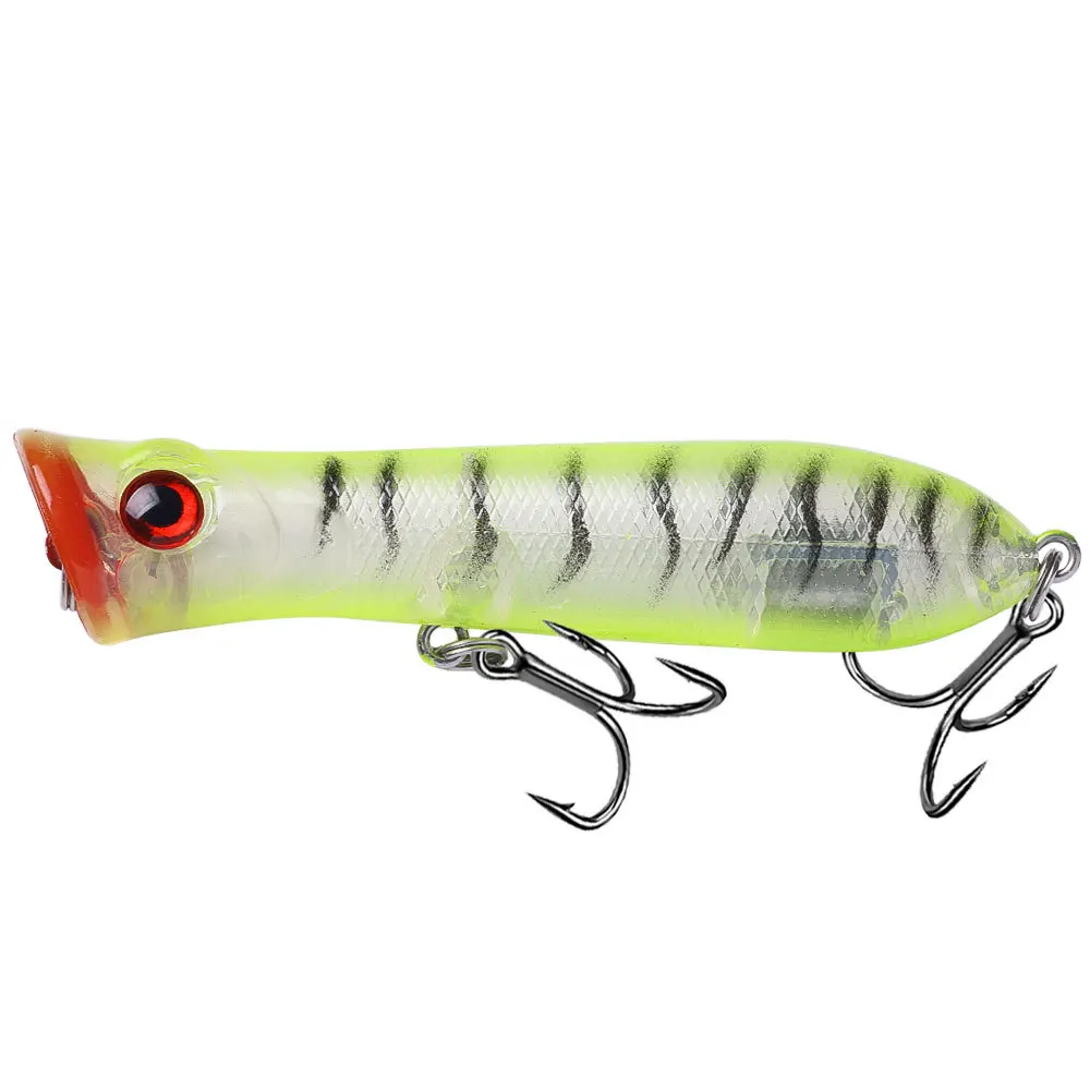 1PC Popper Angeln Locken 8cm-12g Schwimm Wobbler Minnow Köder Harte Künstliche Swimbait TopWater Laute leurre harter cebo – Detail 8