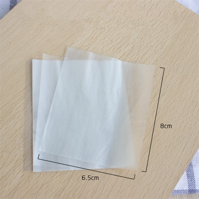 500pcs/set Edible Rice Paper Sheets Wafer for Handmade Sugar Candy  Packaging DIY