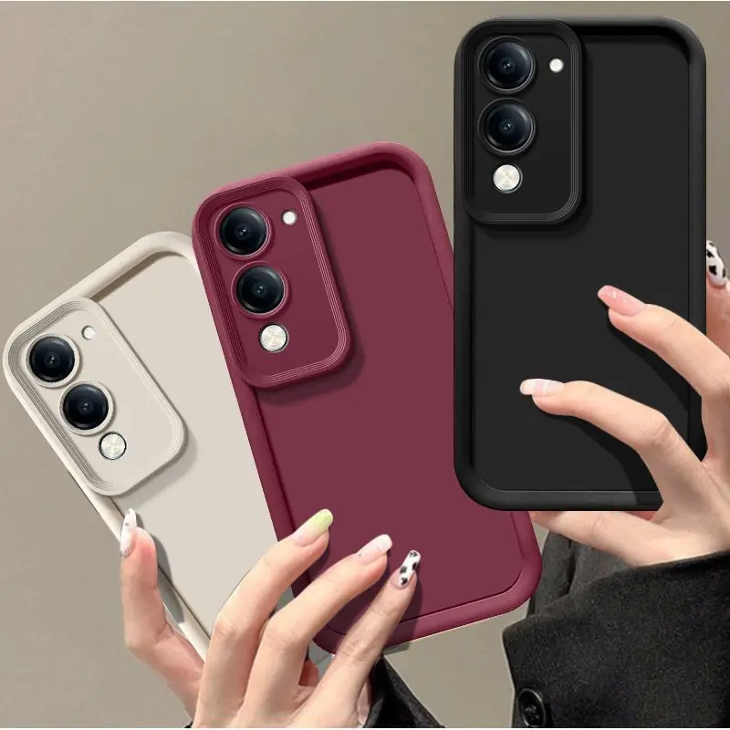 Luxury Candy Matte Soft Cover Anti-Fall Prevention Phone Case