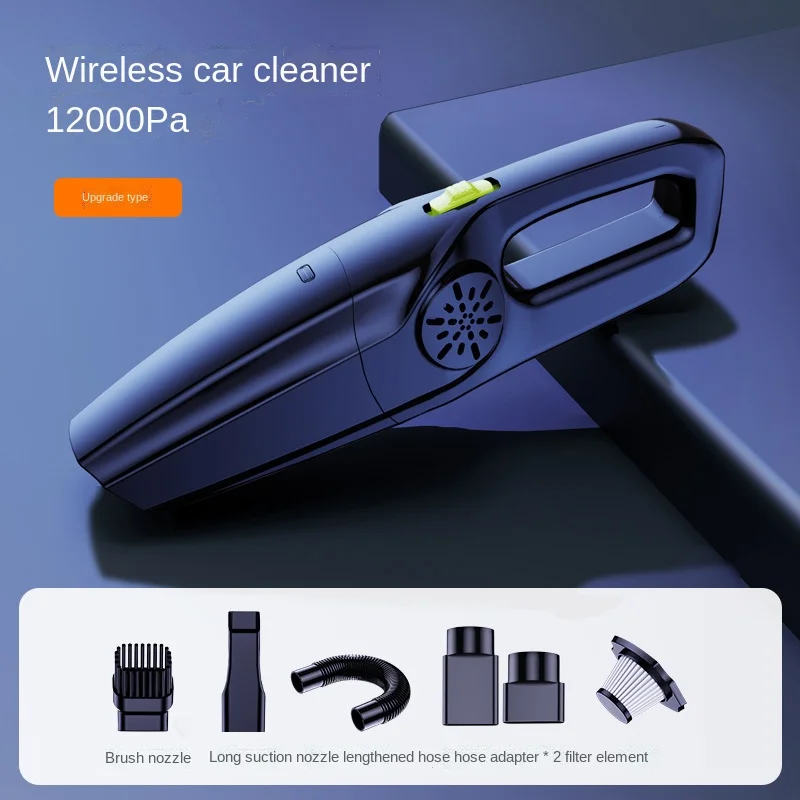 

Wireless charging of vehicle-mounted vacuum cleaner Small household handheld high-power mini high-suction vacuum cleaner in car
