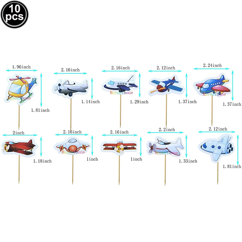 Aviation Adventure Birthday Party Supplies - Airplane Themed Plates & Napkins