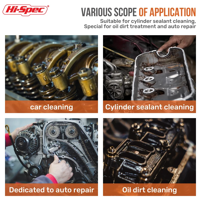 Engine Cylinder Cleaning Blade Cylinder Cleaning Blade Carbon Steel Blade Scraper Range Hood Sealant Pad Oil Dirty 1/4pc
