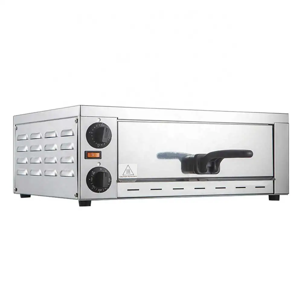 Kommerziellen outdoor pizza 12-zoll elektrische single-schicht pizza ofen toaster pizza ofen