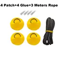 4 Yellow 4 glue Rope