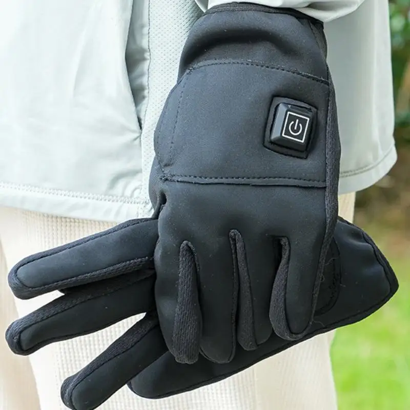 Warming Gloves USB Charging Battery Operated Thermal Gloves Heated Motorcycle Gloves Hand Warmers Cold Weather Gear For Cycling 3