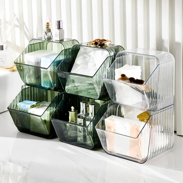 3/5 Layers Sunderies Organizer Clear Storage Box Container