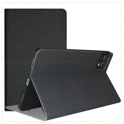 Slim Folding Stand Tablet Case with TPU Back - Elegant Book Cover Design for Teclast M50 Mini (Black)