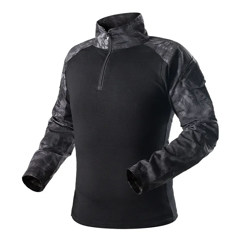 Army Tactical Shirt Man Shirt Military Combat Long Sleeve Men Hunting Cothes Camouflage Shirts Paintball T Shirts