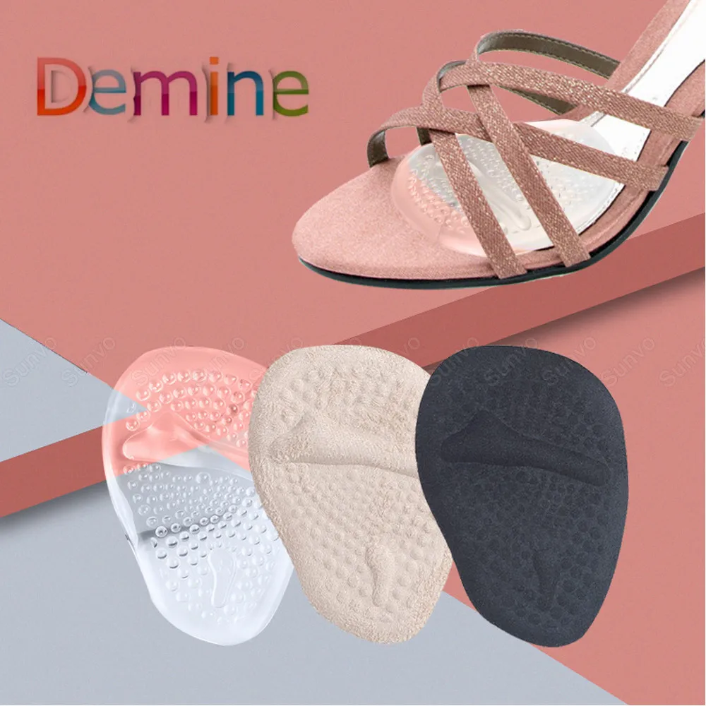 

Forefoot Insert Pain Relief Half Size Shoe Pad for High Heels Women Slippers Sandals Anti-Slip Silicone Gel Insoles for Shoes