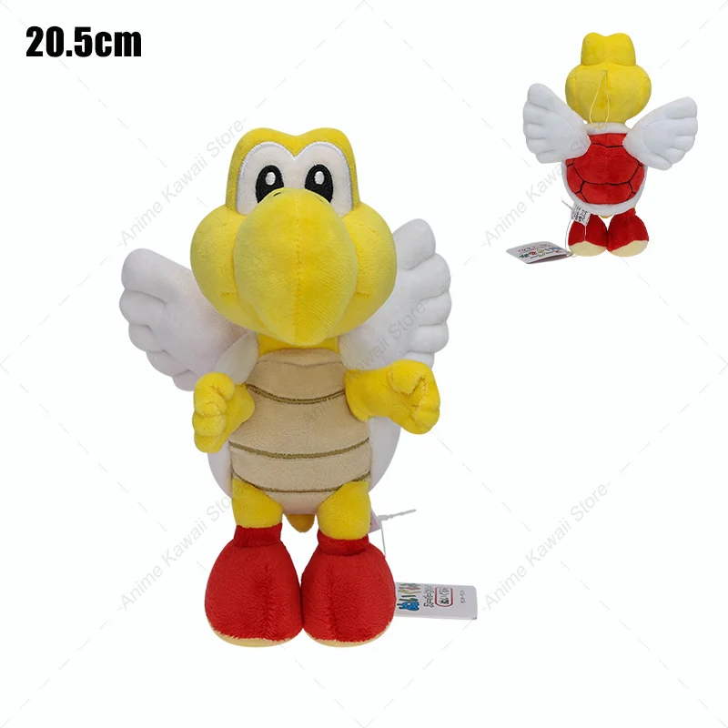 thumbnail image 1 of 35 Styles Super Bros Plush Princess Peach Goomba Toad Koopa Fire Flower Spiny Boo Waluigi Kamek Plushies Stuffed Toys for Kids, 1 of 5