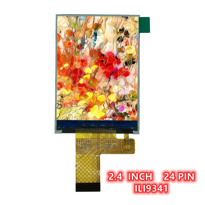ЖК-дисплей TFT 2 4 дюйма без сенсорной панели экран ILI9341 8080 MCU 8/16 bit 240x3(RGB)x320 24 контакта