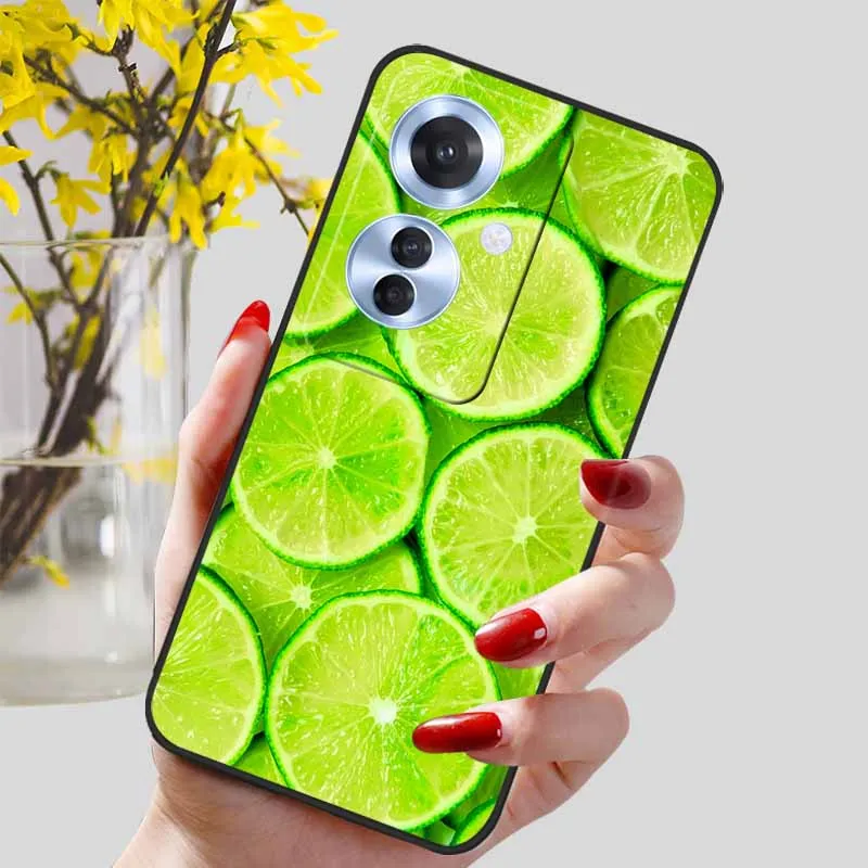 Black Marble Print Silicone Phone Cover - Fashionable Protective Shell and Soft TPU Case