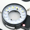 FYSCOPE Microscope Ring Light Illuminator 16pcs Microscope polarized LED ring light Microscope Ring Lamp Polarized lights 4