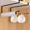 Paper Roll Holder Towel Rack Hanging Shelf Bathroom Storage Toilet Rack Home Kitchen Tissue Accessoriy Wall Stand Hanger Kitchen 3