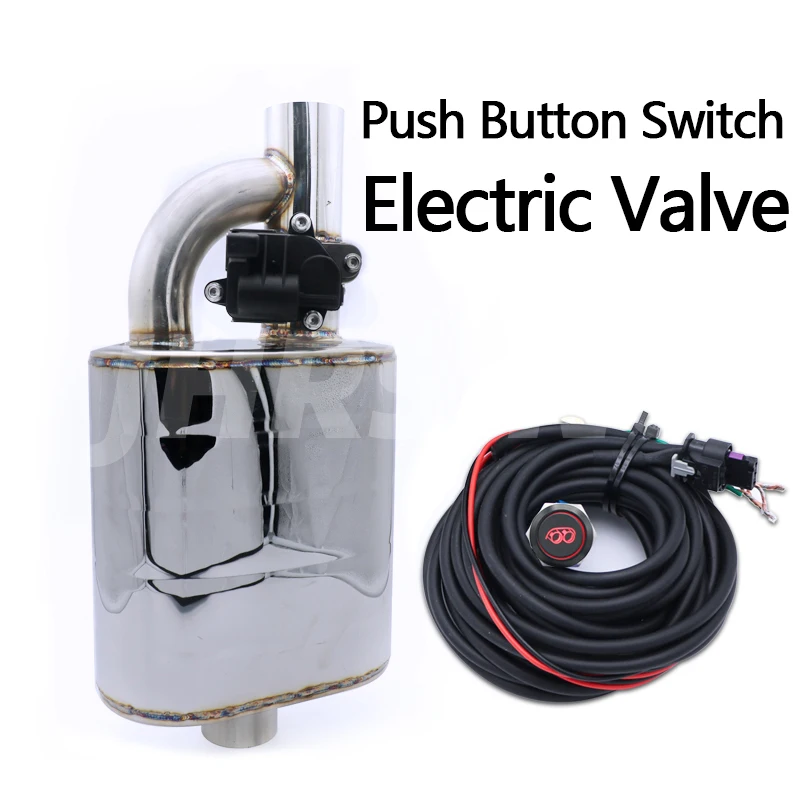 Car Exhaust System Electric Control One Push Button Switch Valve