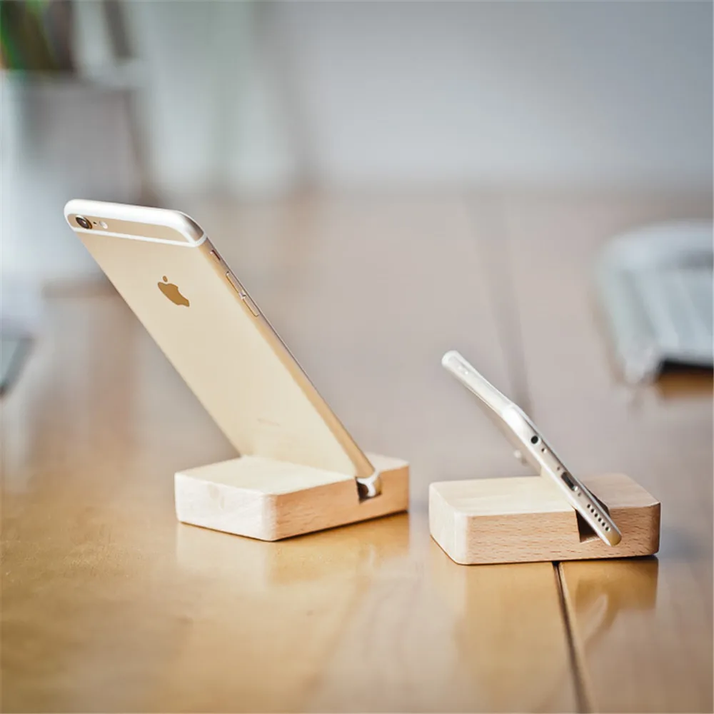 Wood Phone Stand for Crafting 