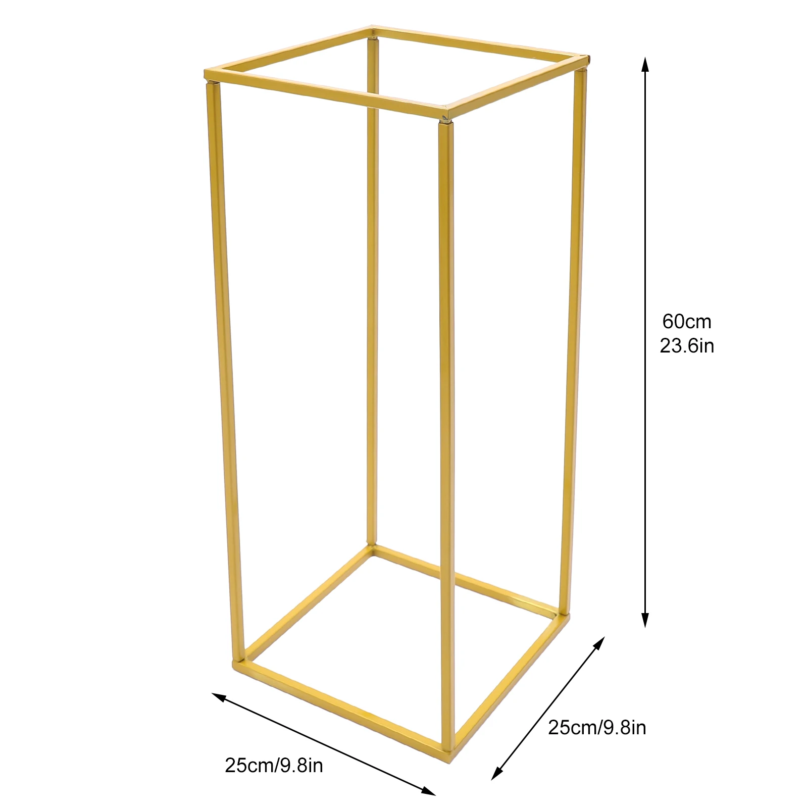 2pcs Gold Wedding Iron Art Detachable Flower Rack DIY Party Balloon Flower Stand