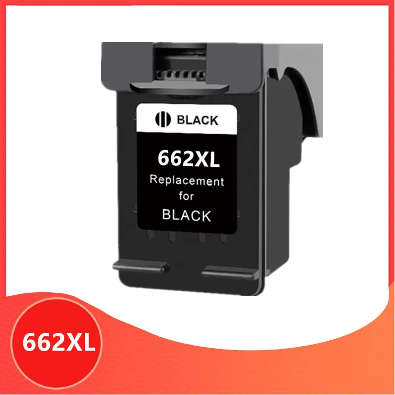 

Black Replacement for HP662 662XL Ink Cartridge for HP 662 Deskjet 1015 1515 2515 2545 2645 3545 4510 4515 4516 4518 printer